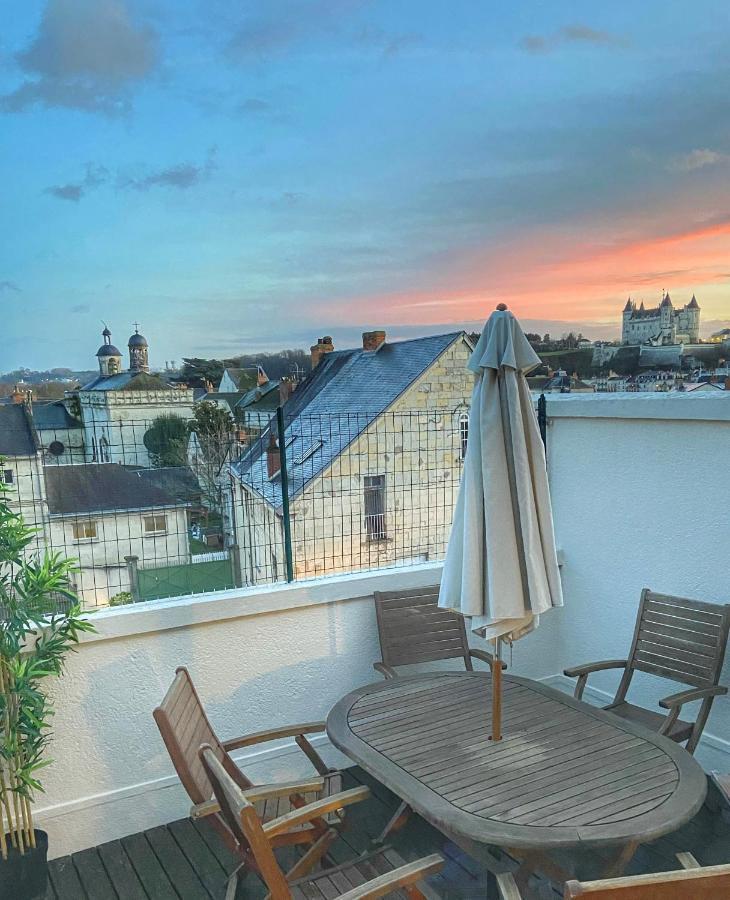 La Terrasse Saumuroise - Vue Chateau & Loire Екстер'єр фото