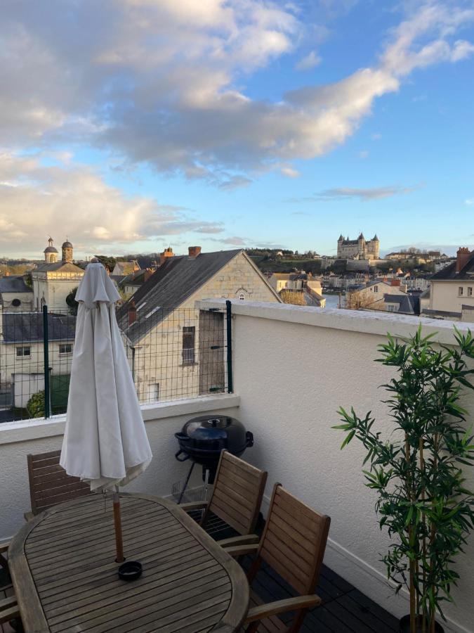 La Terrasse Saumuroise - Vue Chateau & Loire Екстер'єр фото